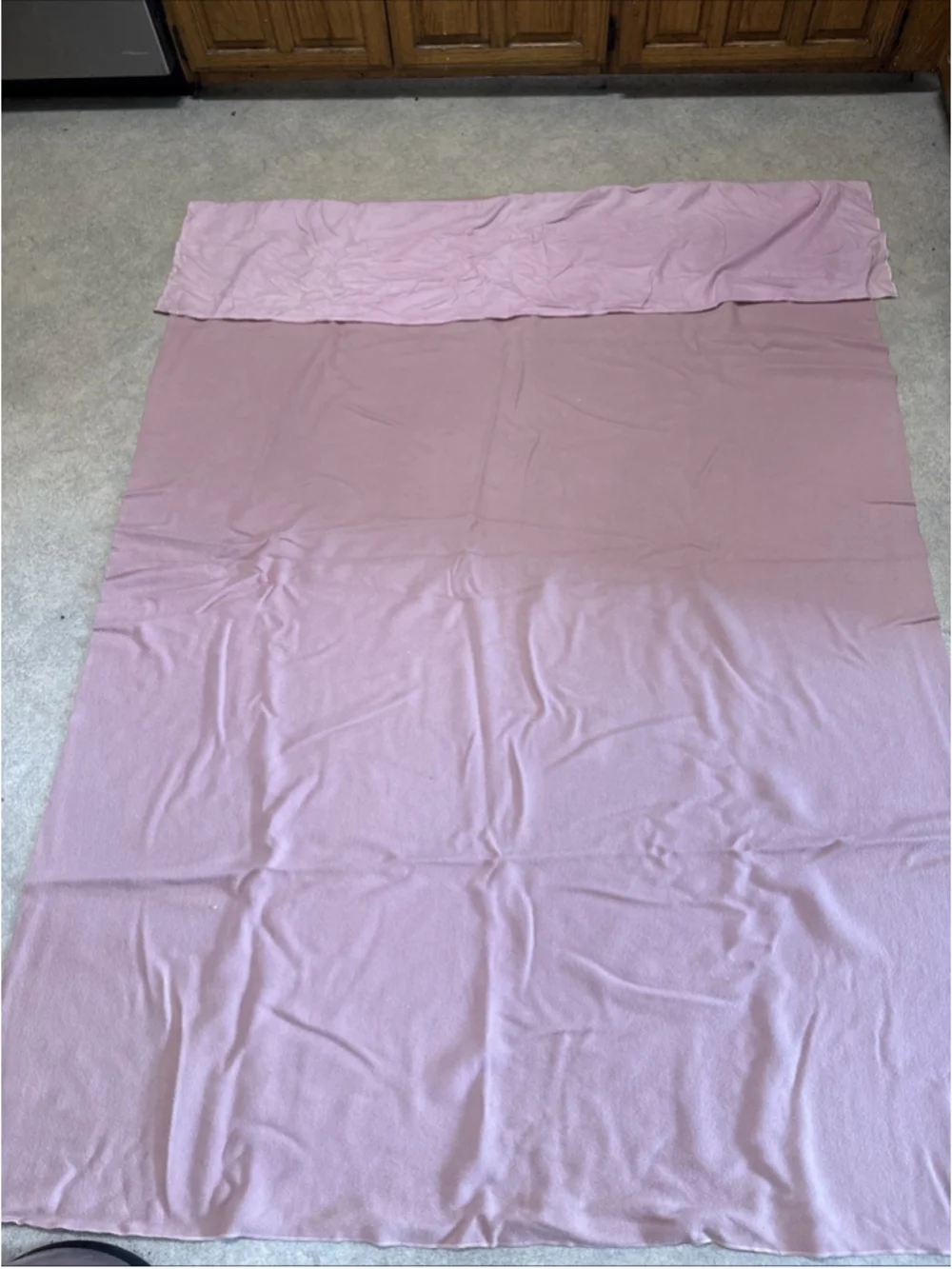 SALE! Vtg PURE WOOL BLANKET Pink '76x 56 Cottage Charm 50's XL